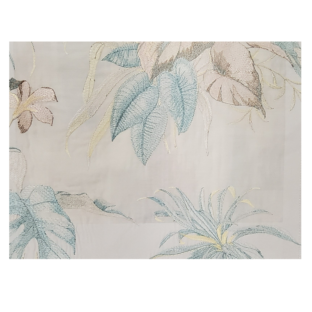 D'decor Embroidered Curtains Sno.15 Quality Misty Design: Willow