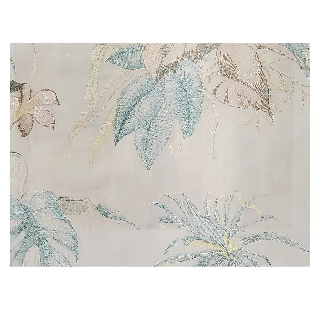 D'decor Embroidered Curtains Sno.15 Quality Misty Design: Willow