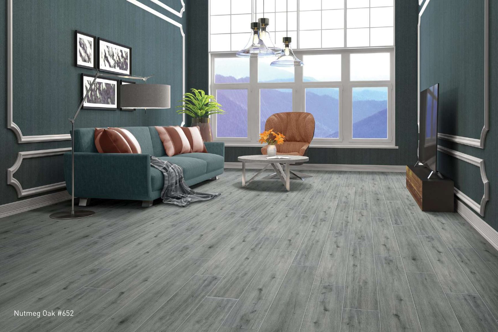 Nutmeg Oak #652 Radiant Lamiwood Laminate Flooring