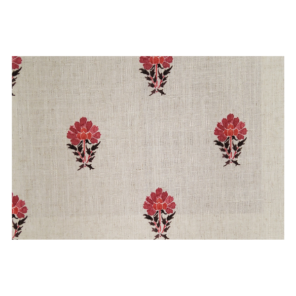 Panipat Linen Printed Curtain Fabric - Stylish & Durable