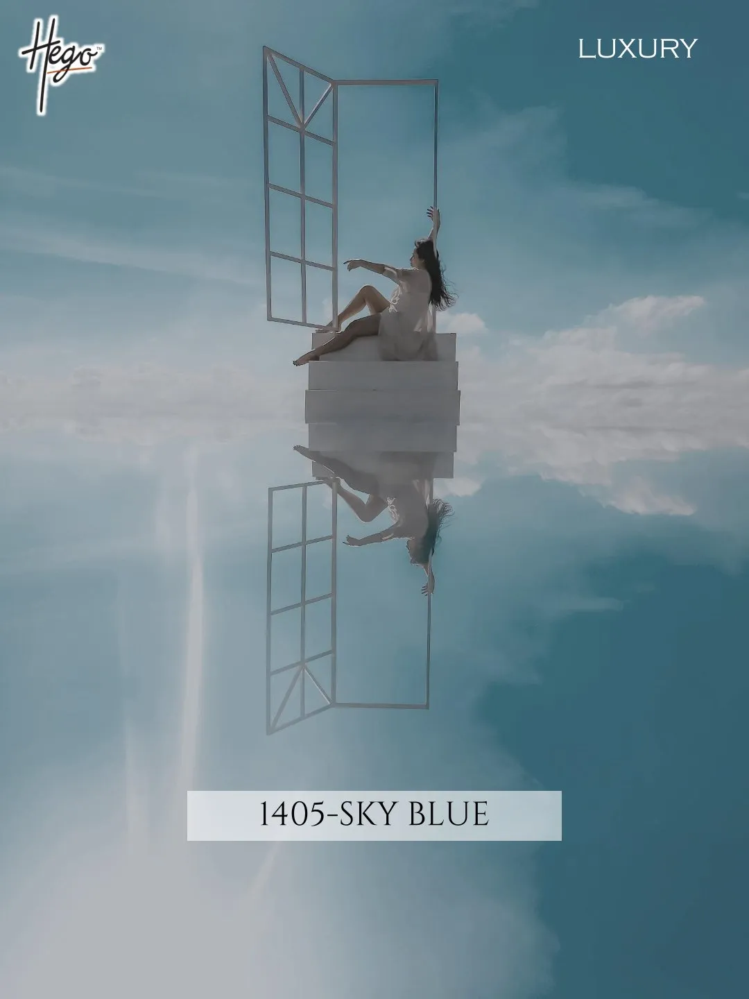 HEGO ICONIC CARPET Roll - 1405 Sky Blue