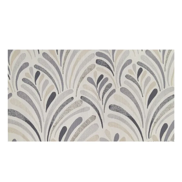 Quality Polo 100% Polyester Mustard Printed Linen Curtain SON-18