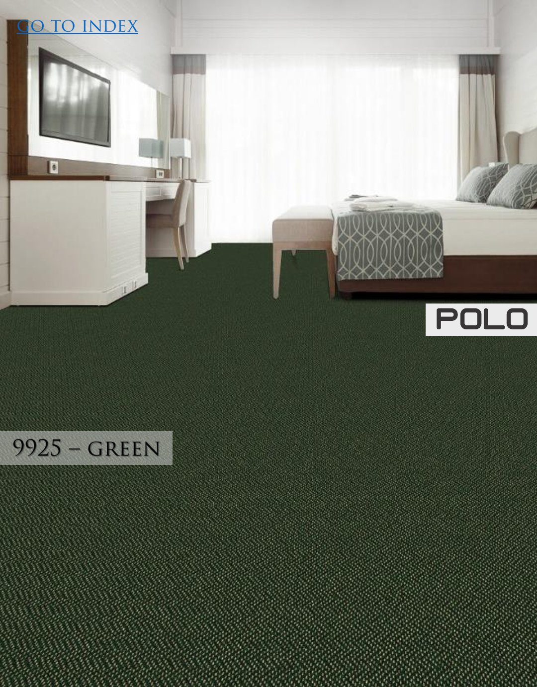 HEGO GRAPHIX CARPET Roll 9925 Green - Durable & Stylish