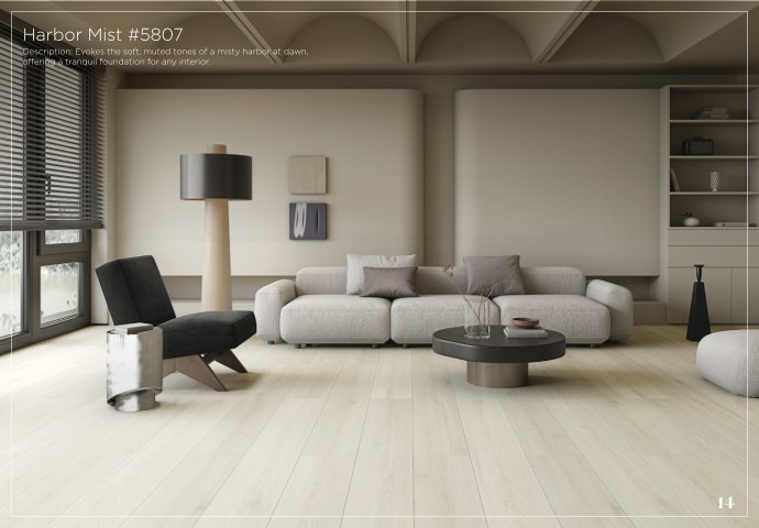 Harbor Mist #5807 Majesty Grande Laminate Wood Flooring