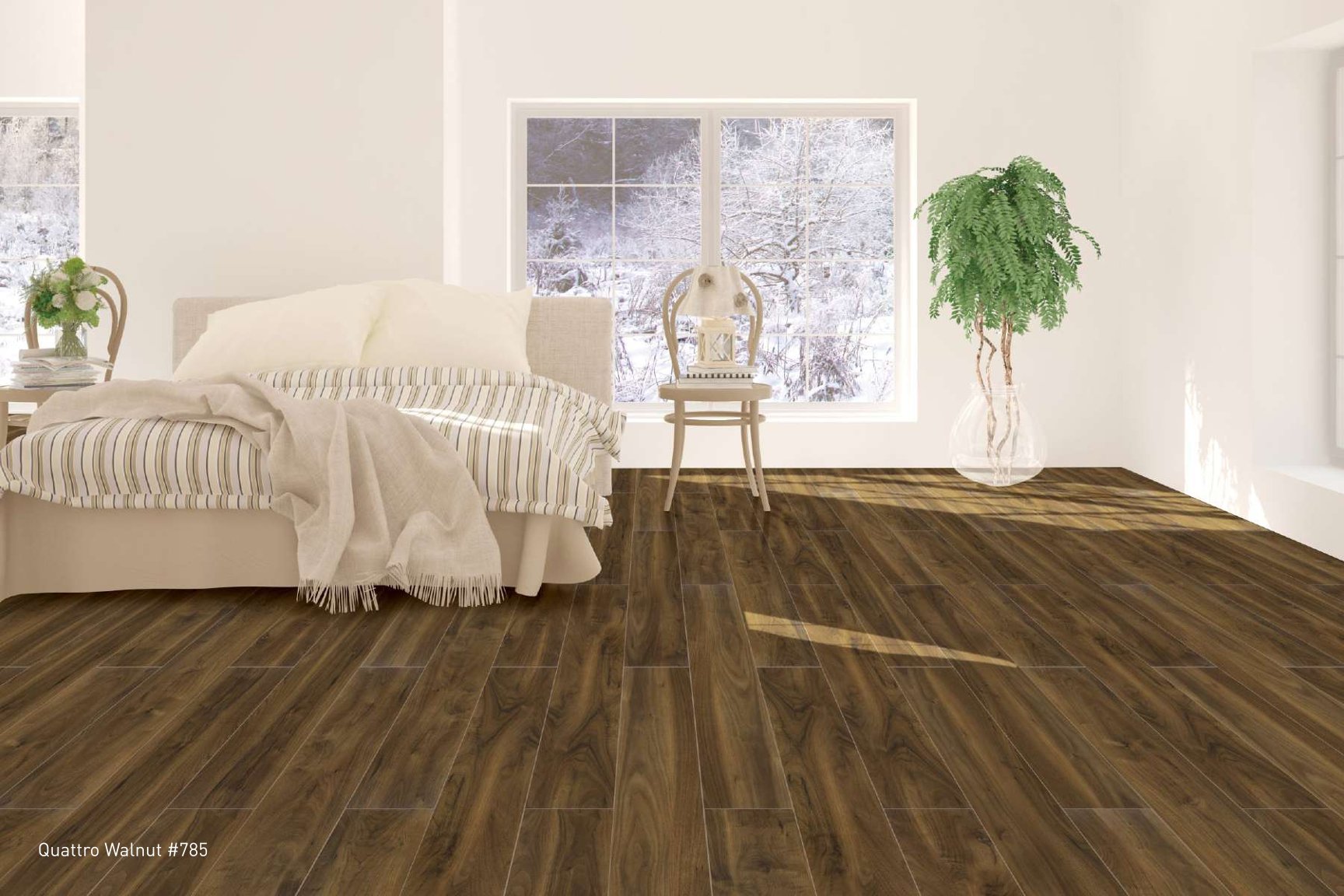 QUATTRO WALNUT #785 Majestic Laminate Wood Flooring