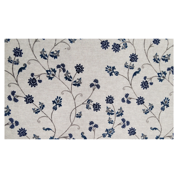 DEDIGN No.519 Denim Kalamkari Fabric - 100% Polyester