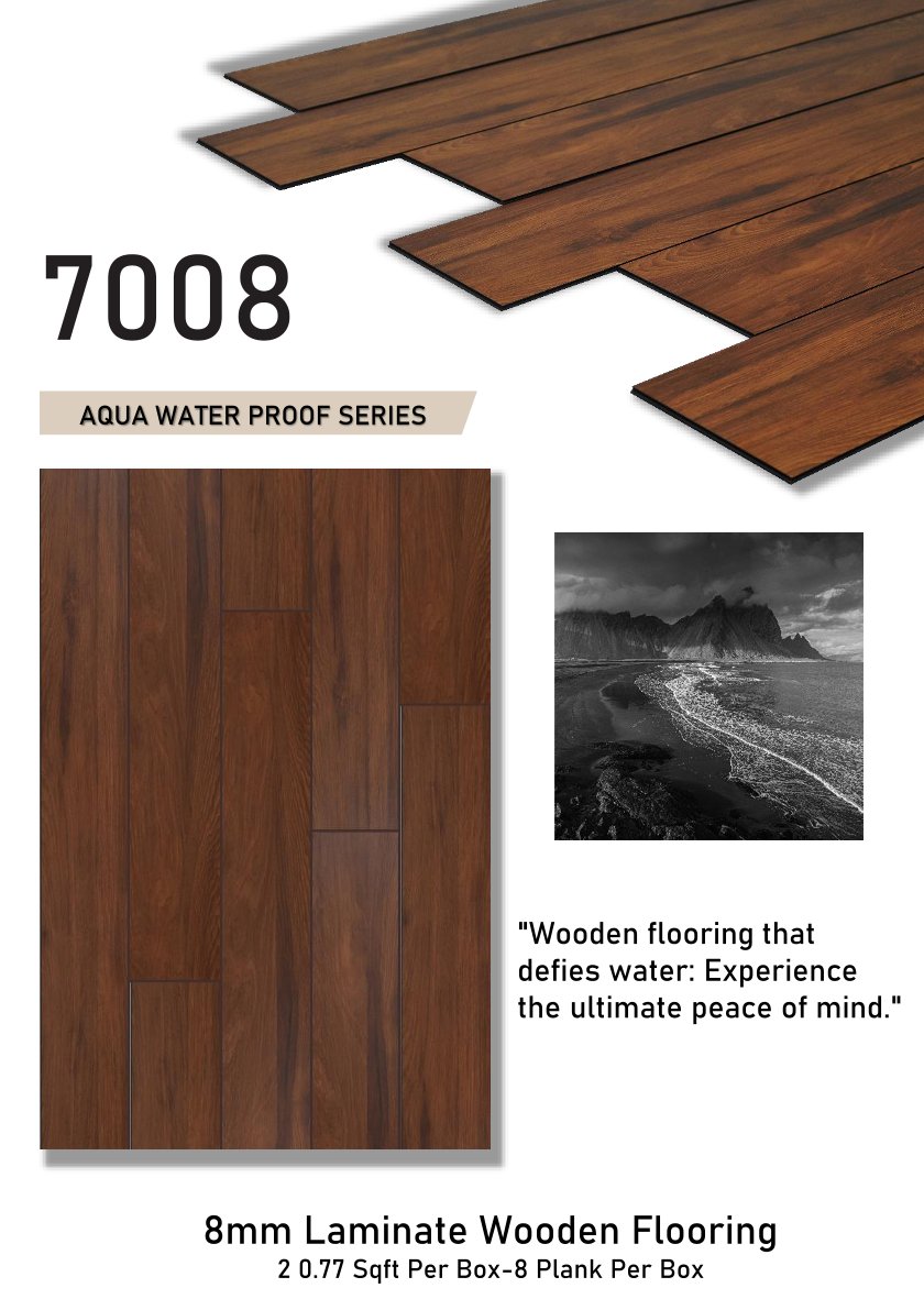 7008 Galgoo Aqua Waterproof Laminate Flooring 8mm