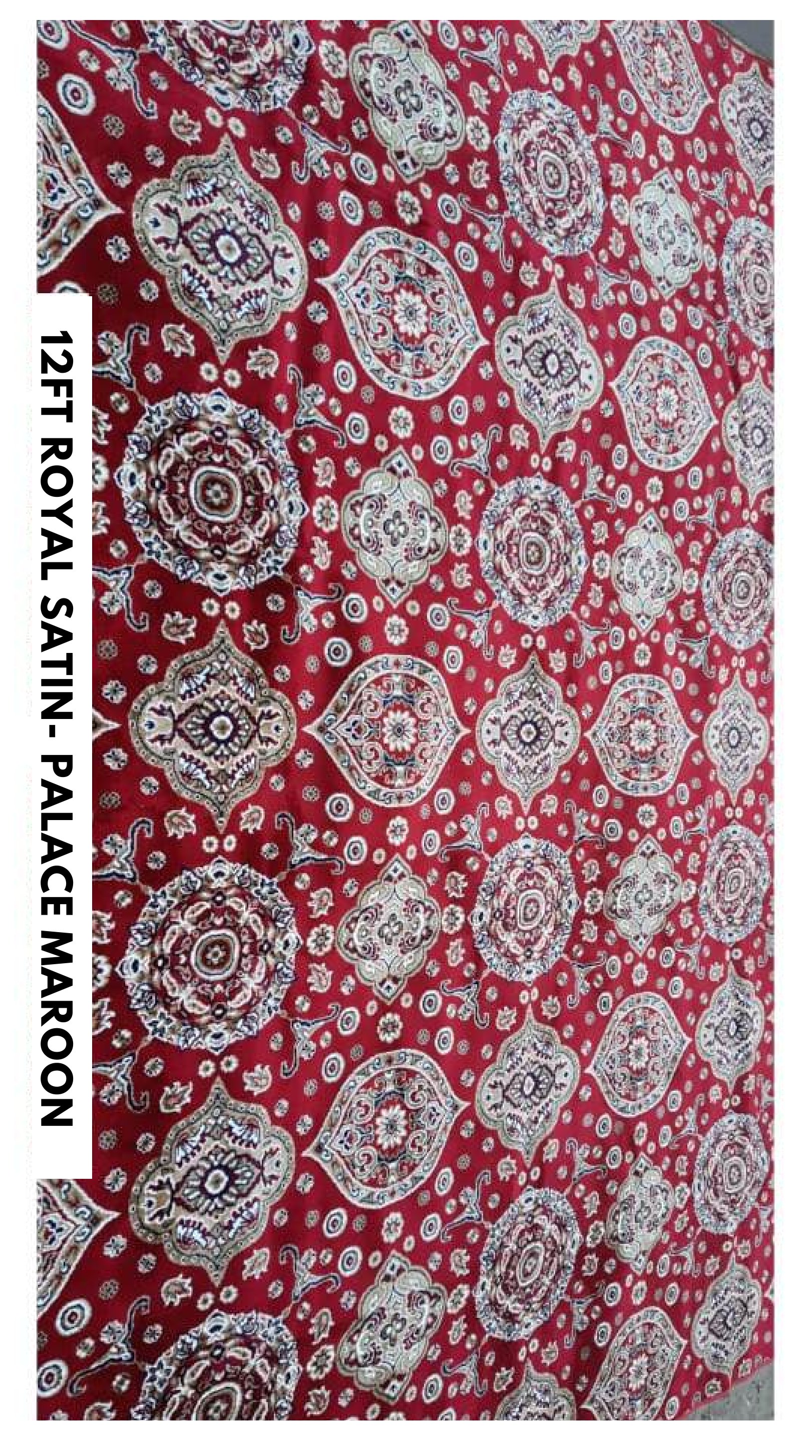 Satin Carpet Tile Palace Mahroon – Premium Flooring Solution