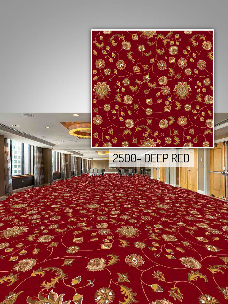 HEGO Flora Carpet Roll - 2500 Deep Red