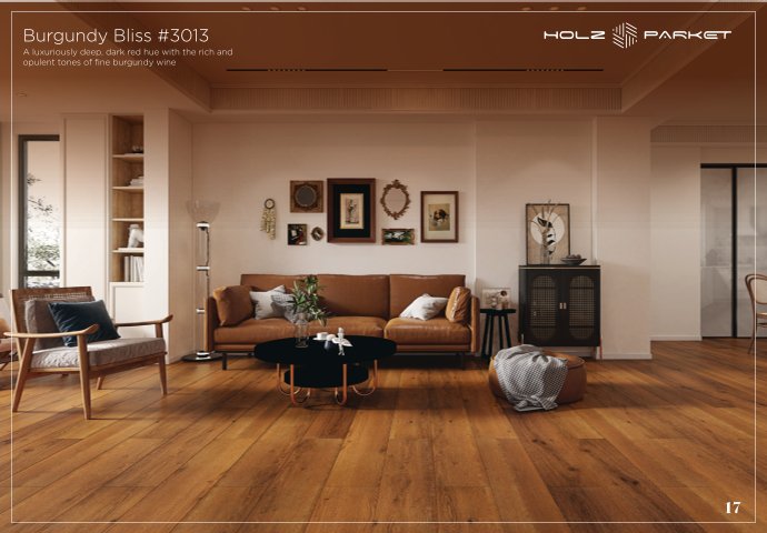 Burgundy Bliss #3013 Panorama Lamiwood Laminate Flooring