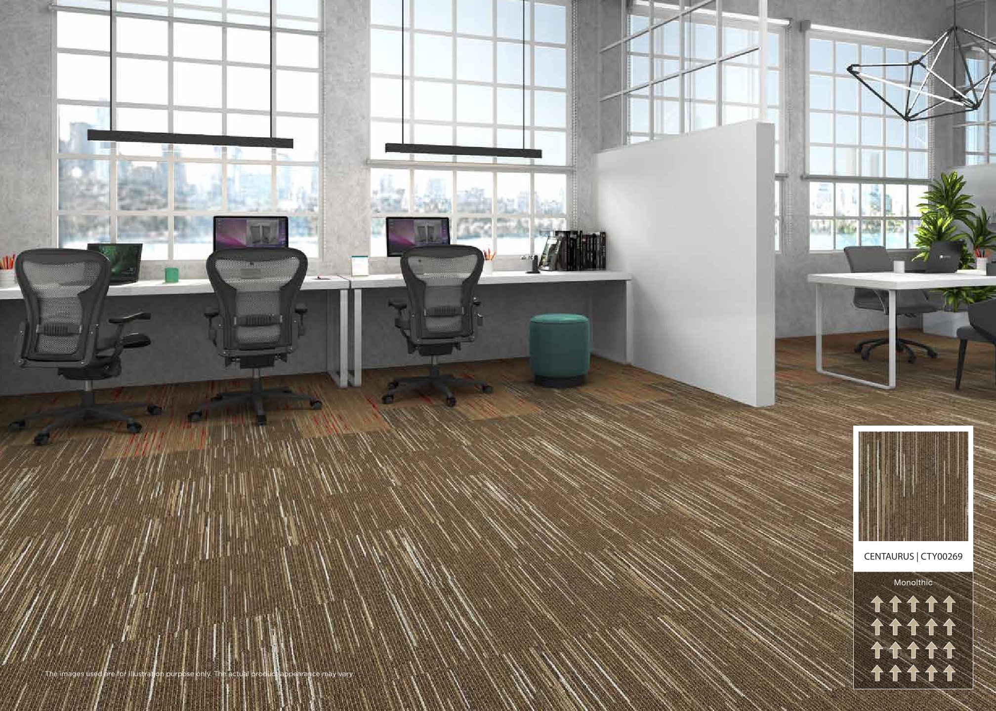 Urban Streaks Look Book Carpet Tile CTY00269 – Modern Flooring