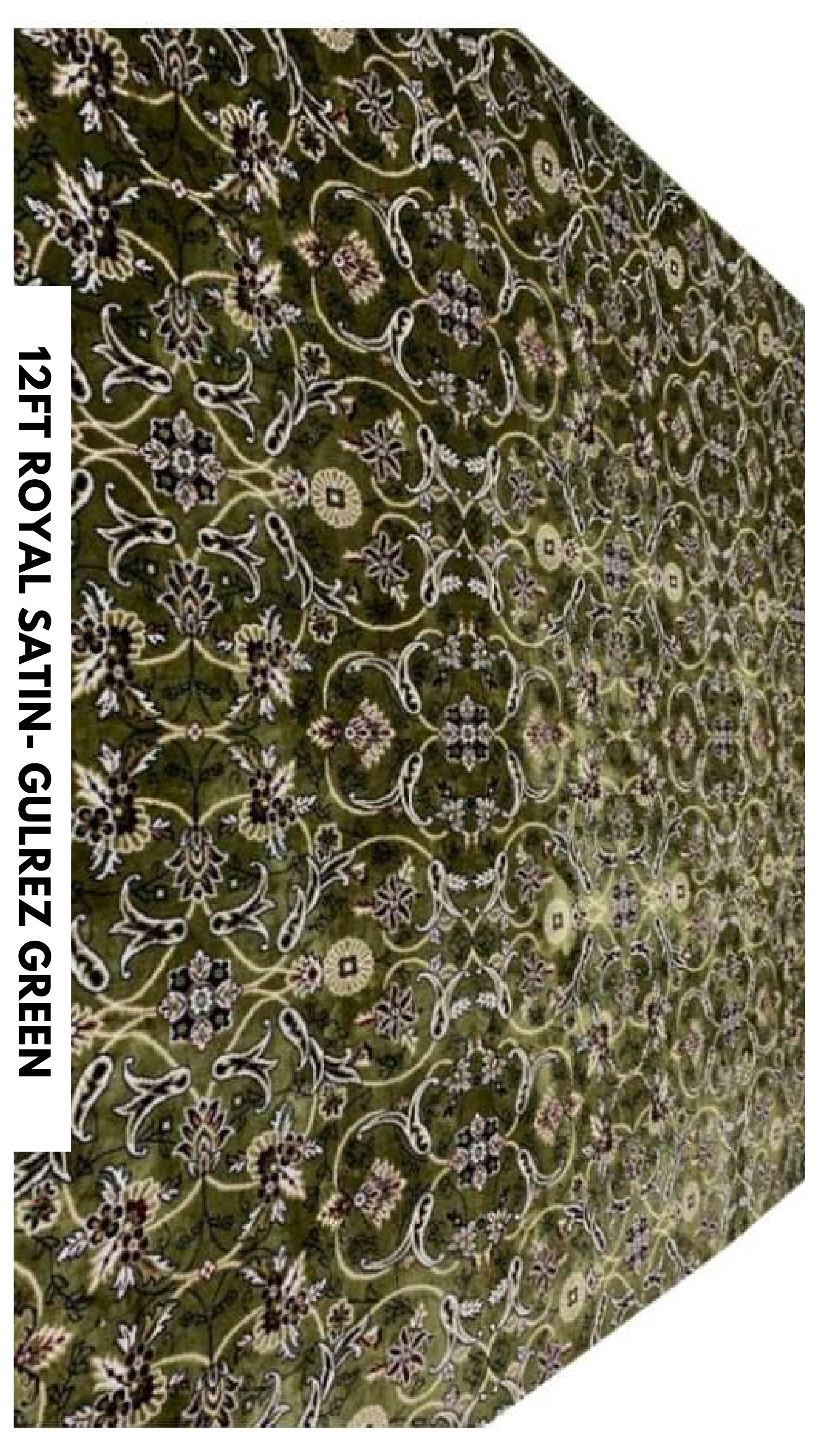 Satin Carpet Tile Gulrez Green – Premium Quality Flooring