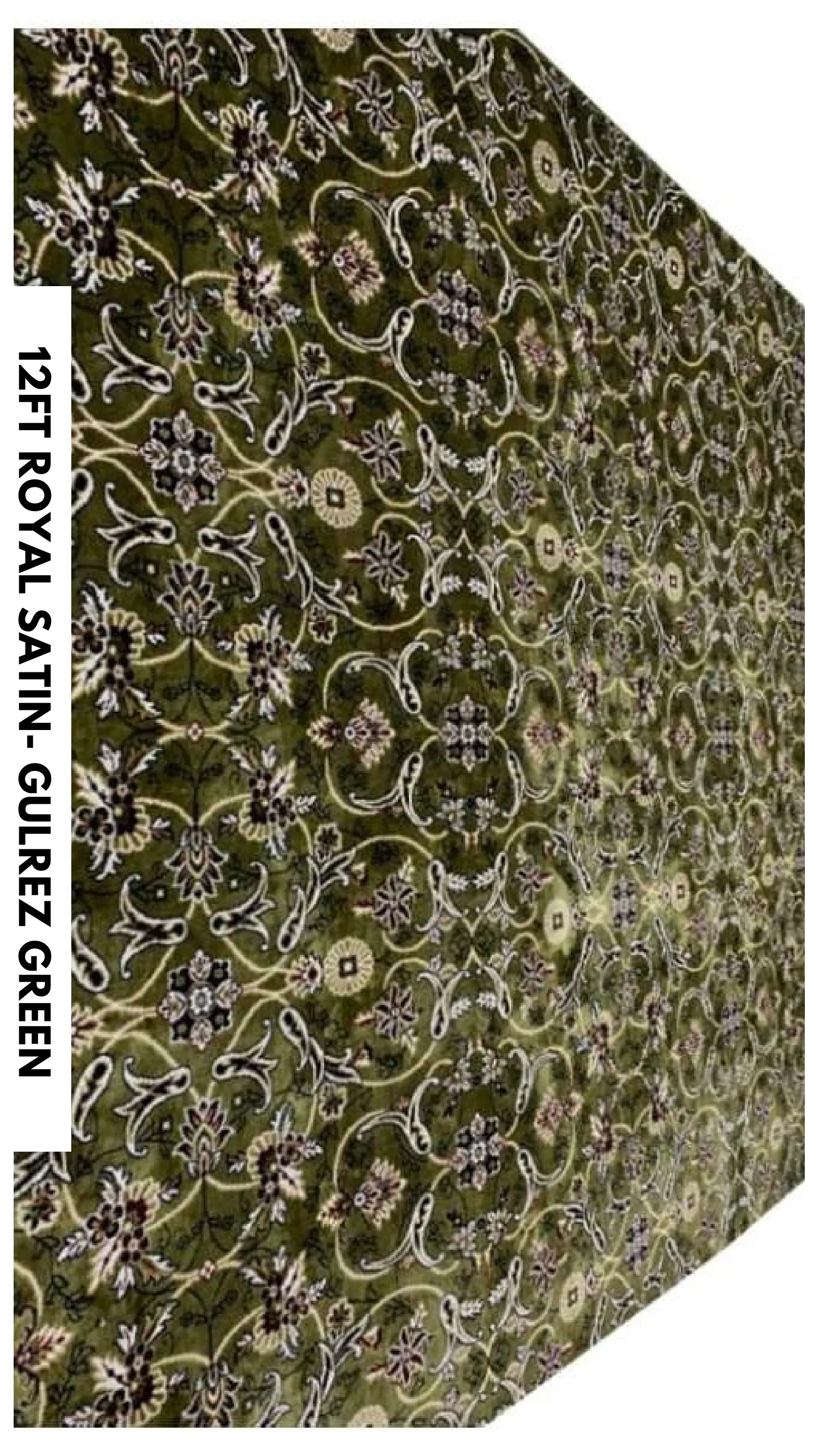 Satin Carpet Tile Gulrez Green – Premium Quality Flooring