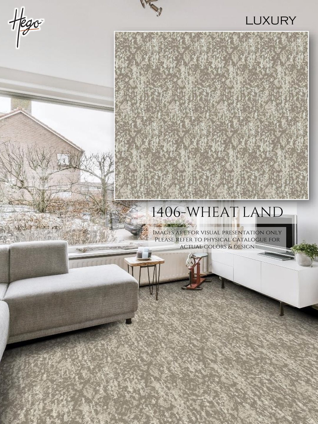 HEGO ICONIC CARPET Roll - 1406 Wheat Land