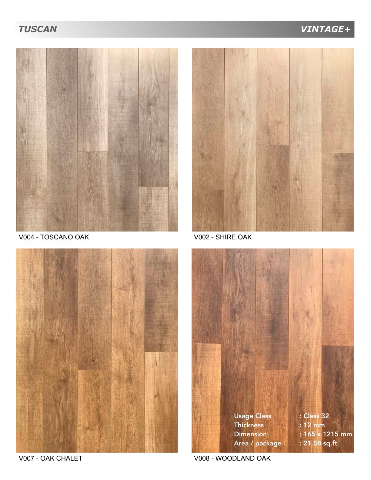 V004 - TOSCANO OAK -Vito 12mm Laminate Flooring – Durable & Stylish