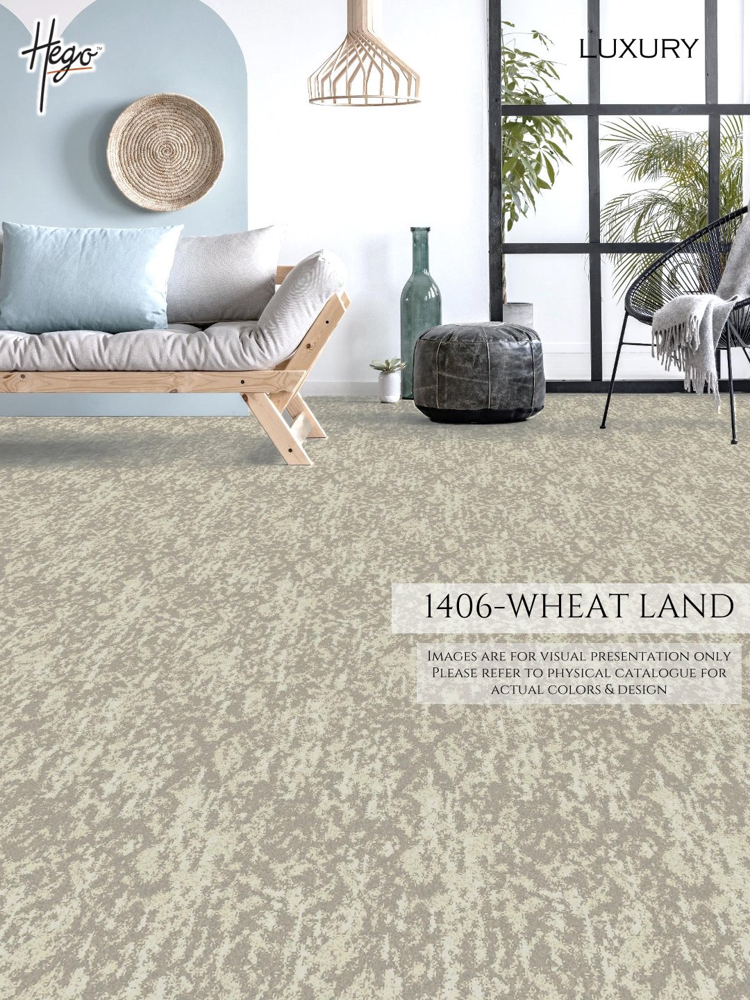 HEGO Iconic Carpet Roll - 1406 Wheat Land | Premium Quality