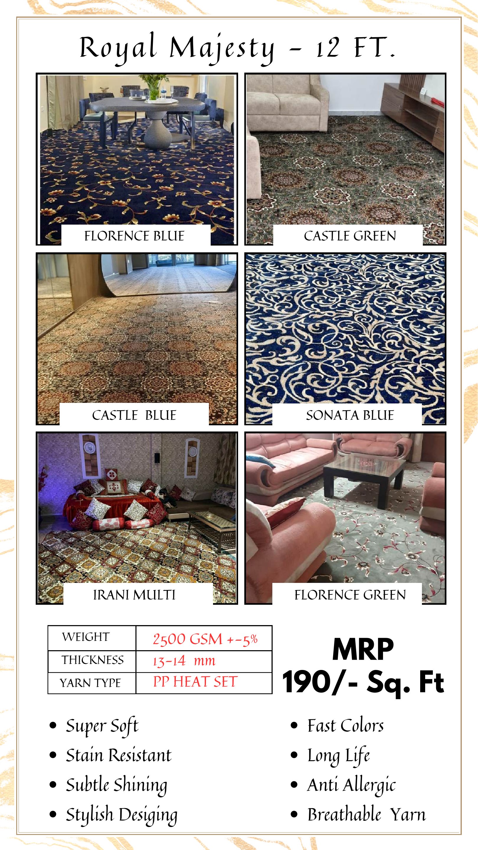 Royal Majesty Carpet Tile - Durable, Stylish Flooring