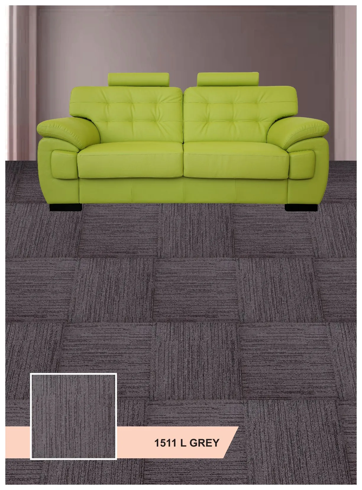 Dynamic Carpet Tile 1511-Grey – Durable & Stylish