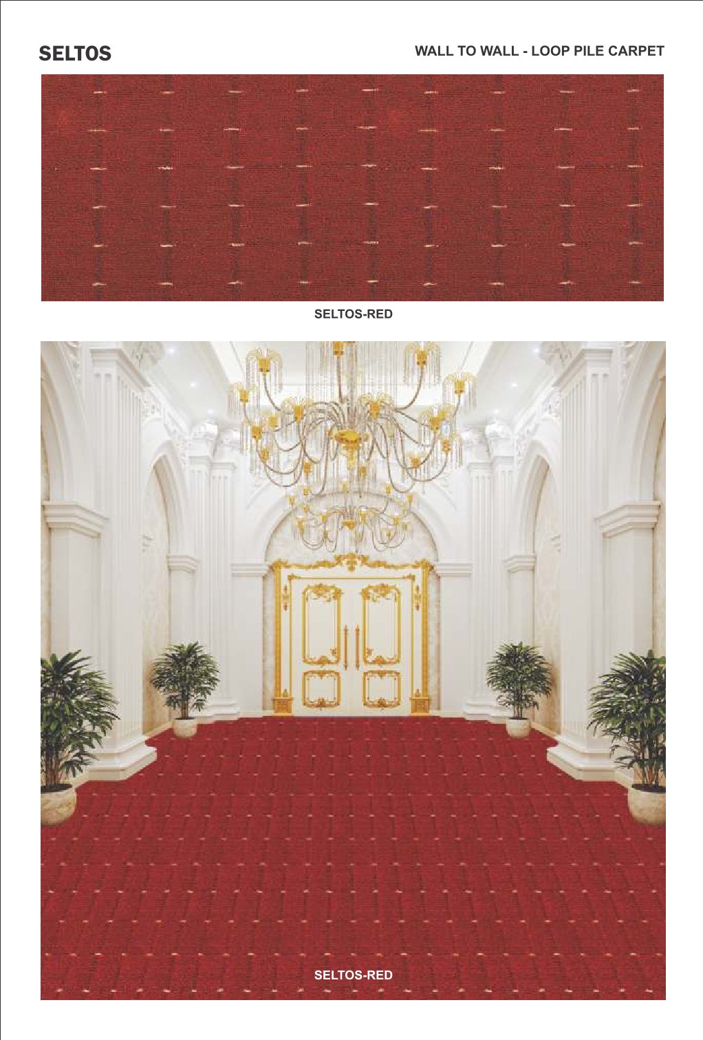 Seltos Red Carpet Tile for Cars | Durable & Stylish