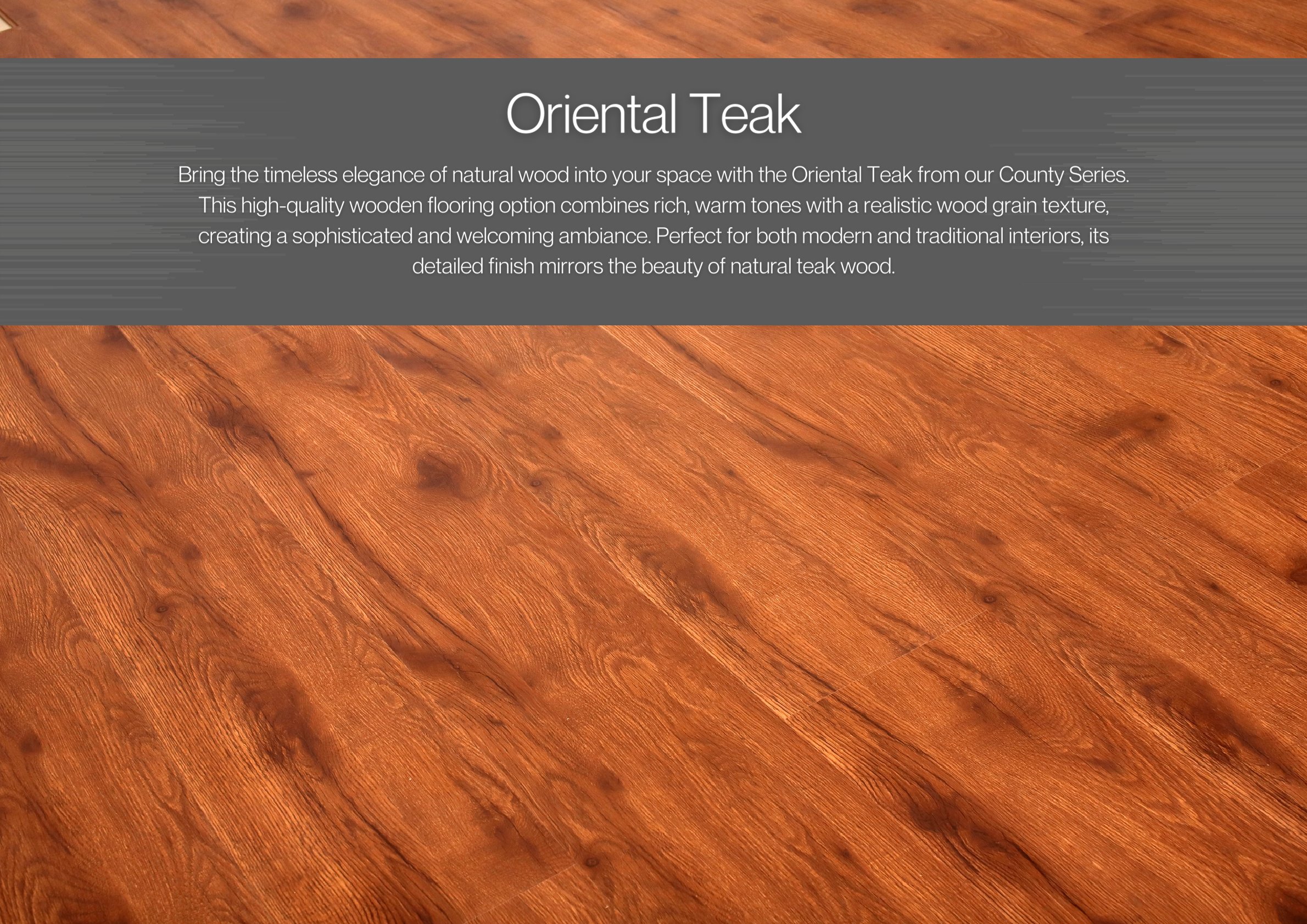 Oriental Teak - Krraft County Laminate Flooring