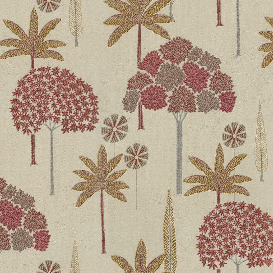 Vaya Gulmohar Sofa Fabric – Elegant Floral Upholstery Material