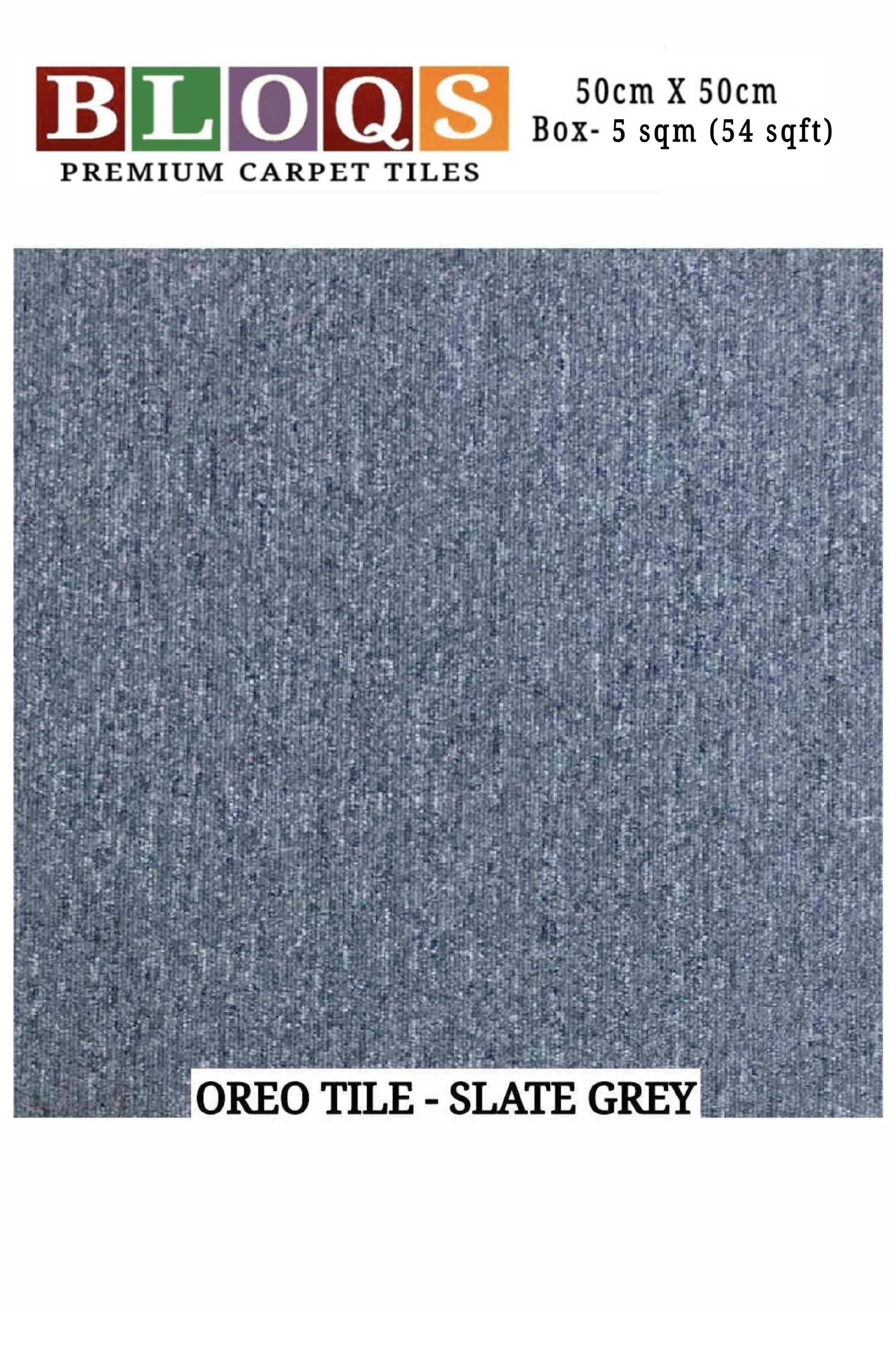 BLOQS Premium Carpet Tile Vito Floor 50cm x 50cm Box (5 sqm)