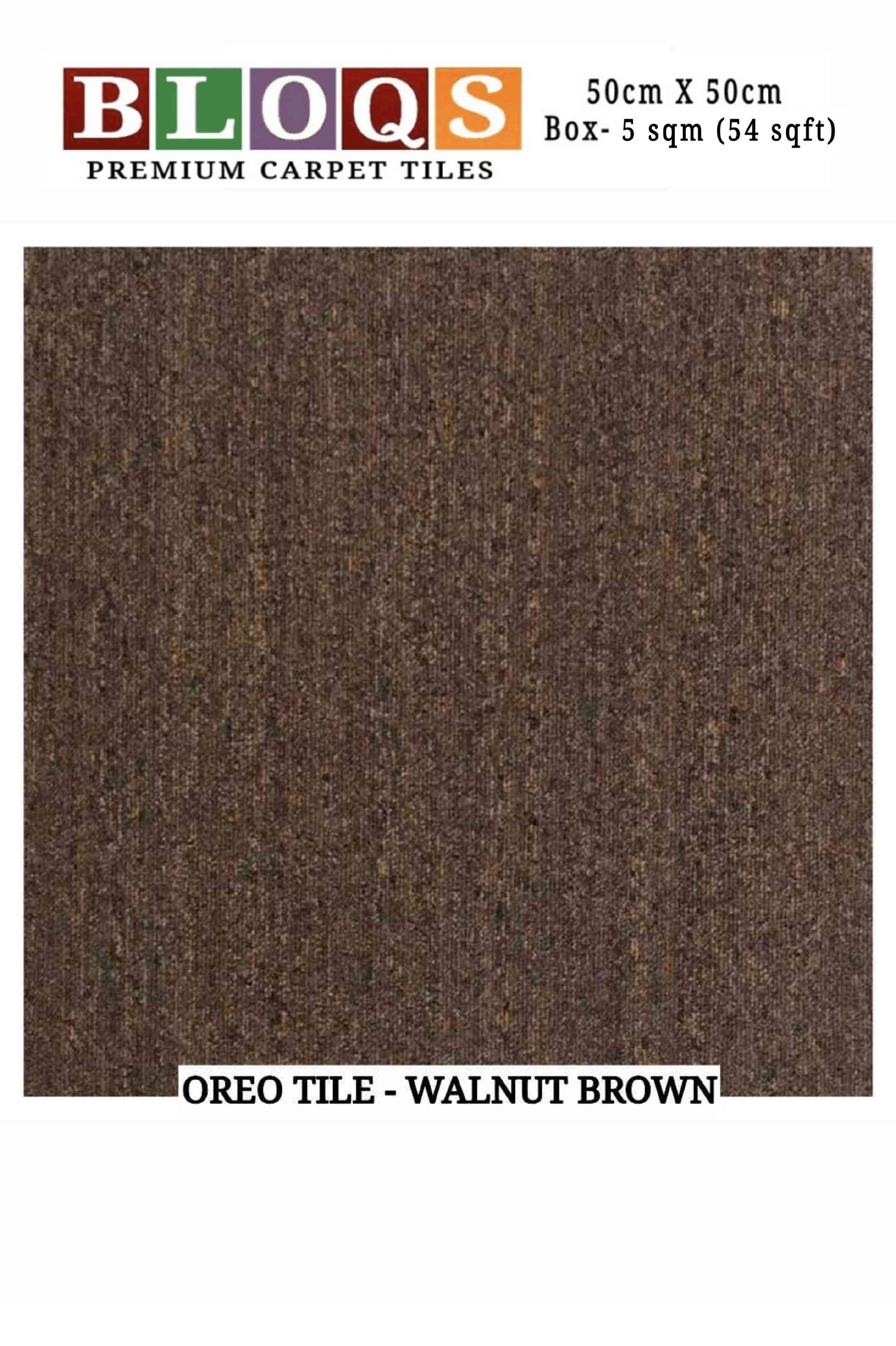 BLOQS Premium Carpet Tile Vito Floor 50cm x 50cm (Box of 5 sqm)