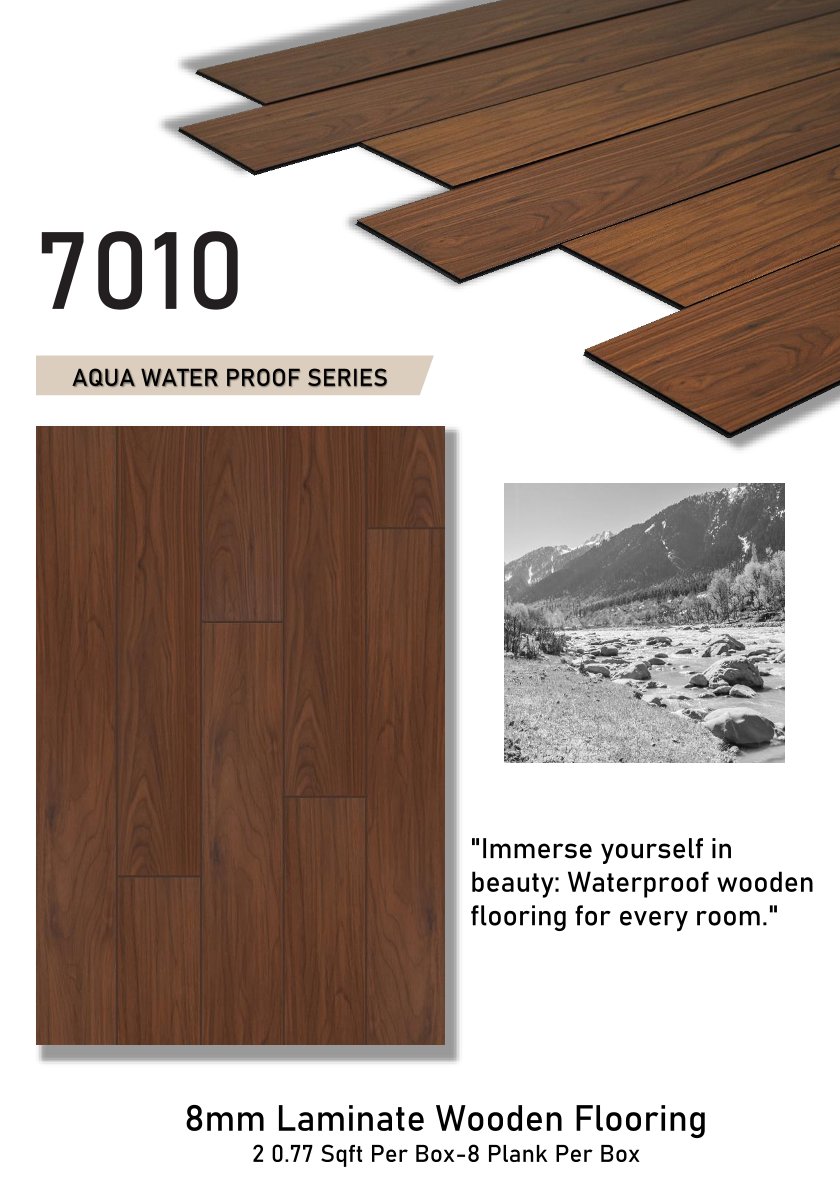 7010 Galgoo Aqua Waterproof Laminate Flooring 8mm