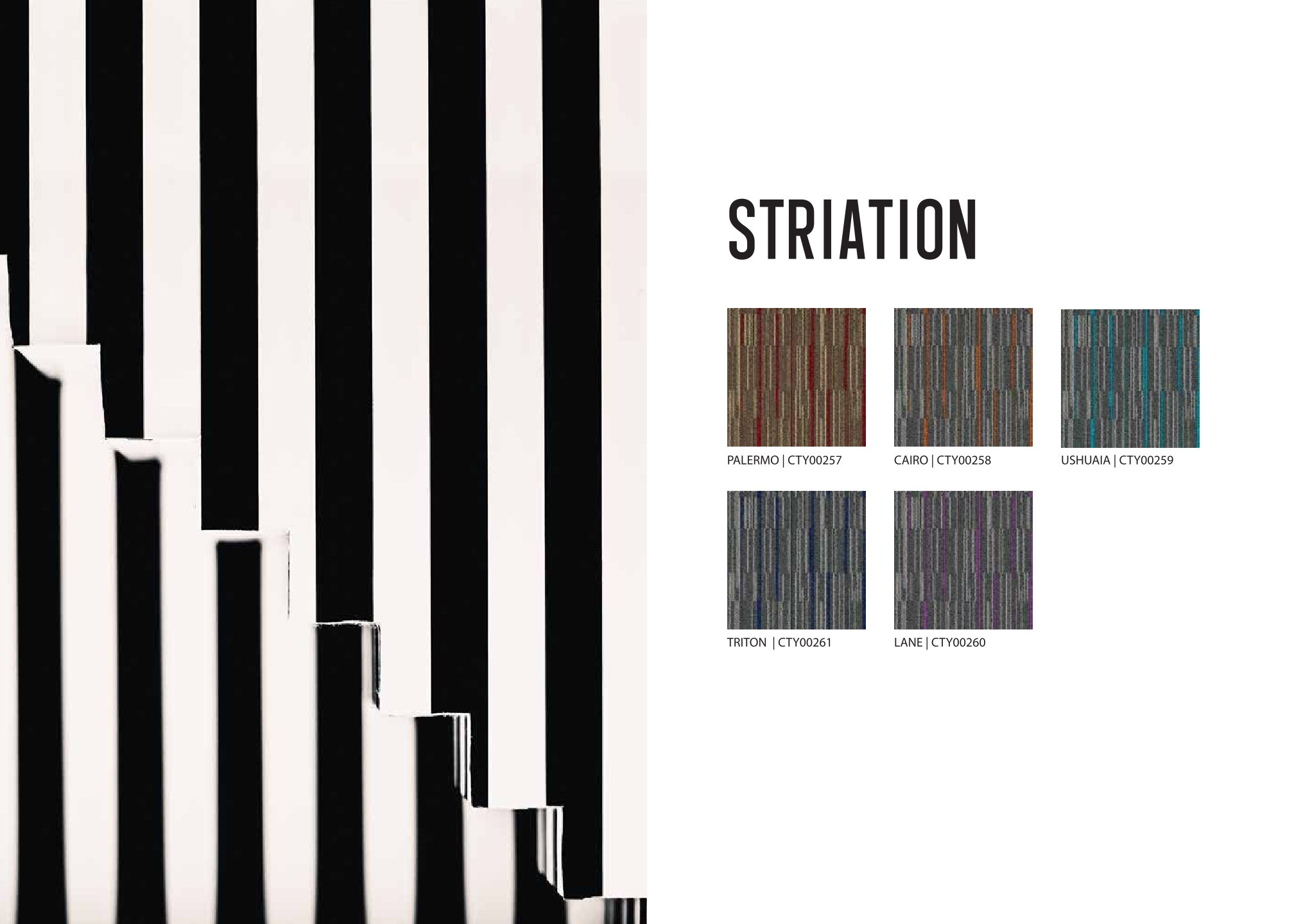 Urban Streaks Look Book Carpet Tile - CTY00257 to CTY00261