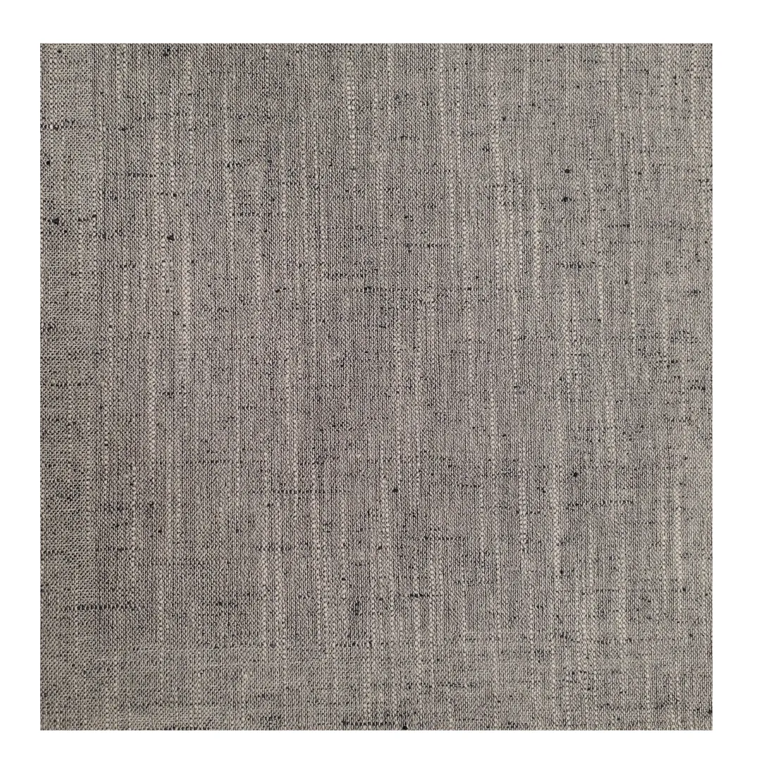 Design-Cruze Panipat Natural Vol-II curtain fabric made of 14% cotton, 78% polyester, and 8% linen SNO 217