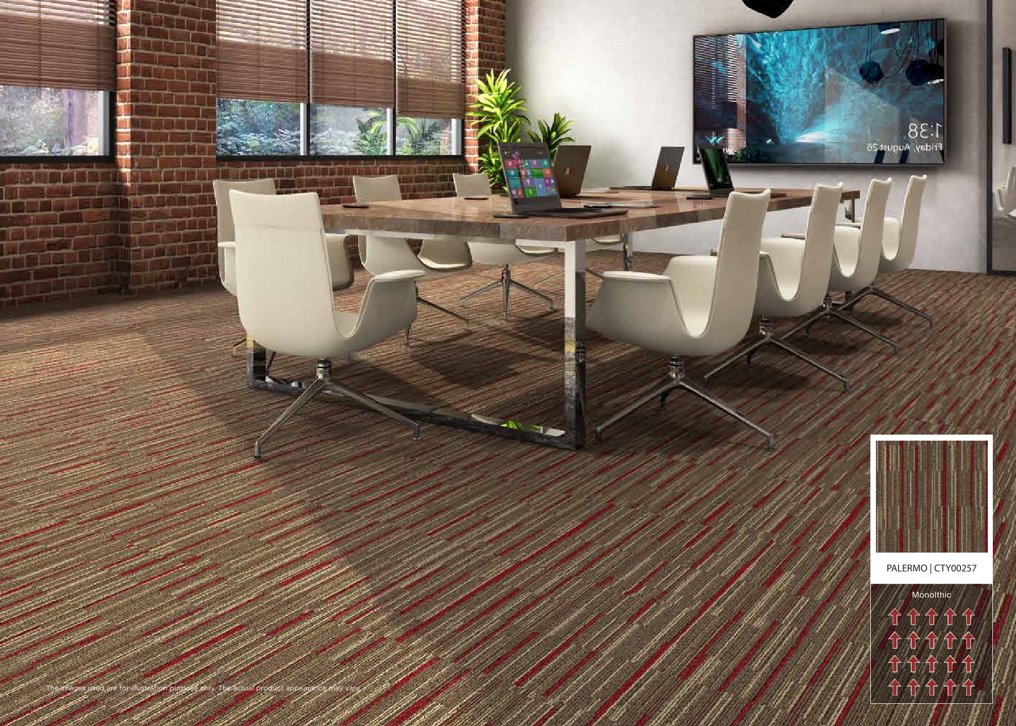 Urban Streaks Look Book Carpet Tile CTY00257 - Modern Design