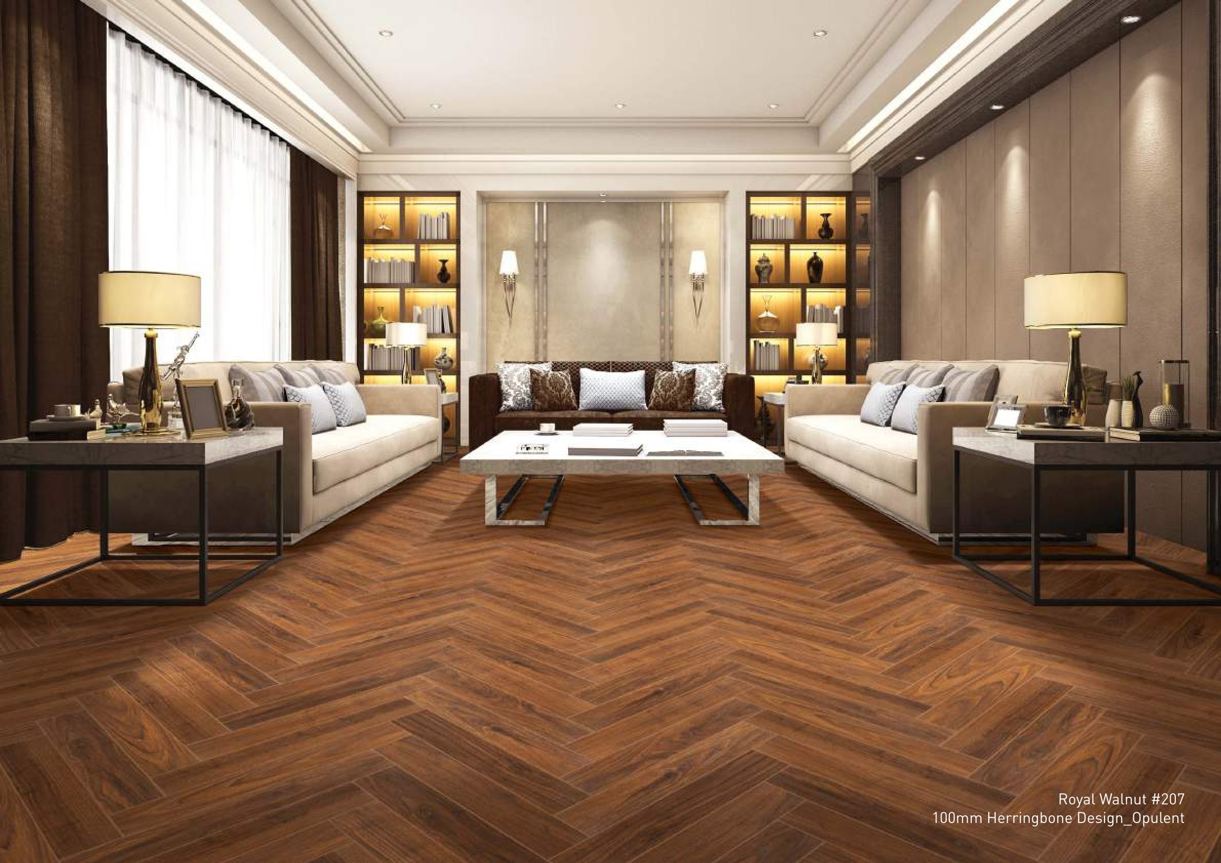 Royal Walnut #207 12MM Lamiwood Laminate Flooring