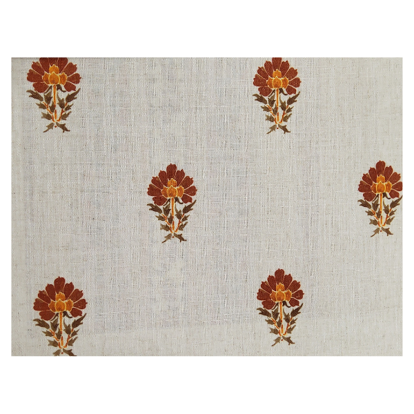 Panipat Linen Printed Curtain Fabric - Stylish & Durable