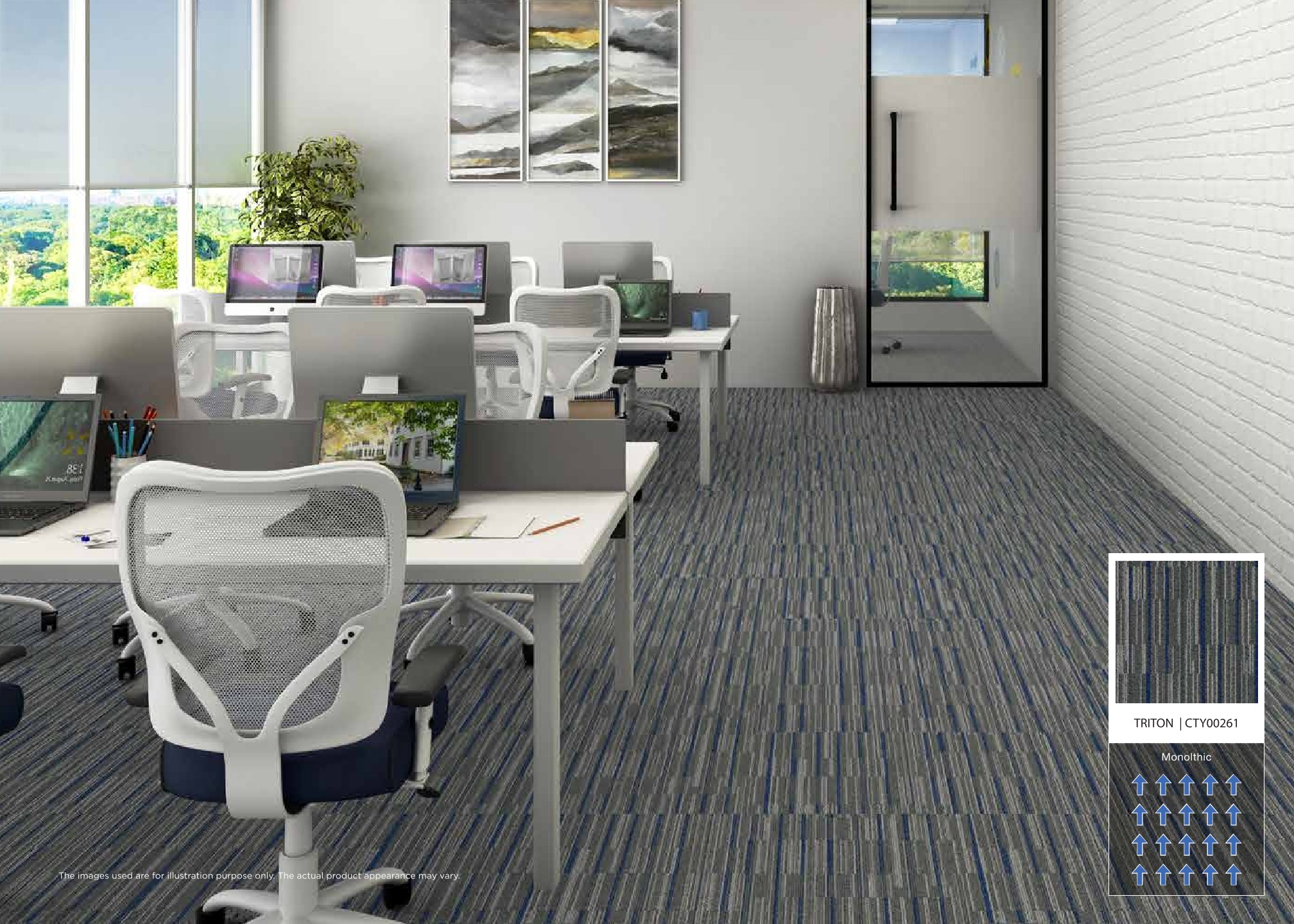 Urban Streaks Look Book Carpet Tile CTY00261