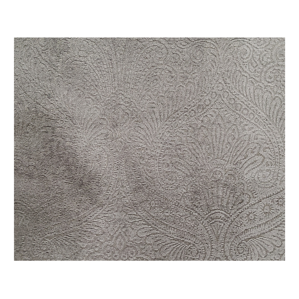 Kingly Shade-164 Steel Polyester Fabric - Regal Design