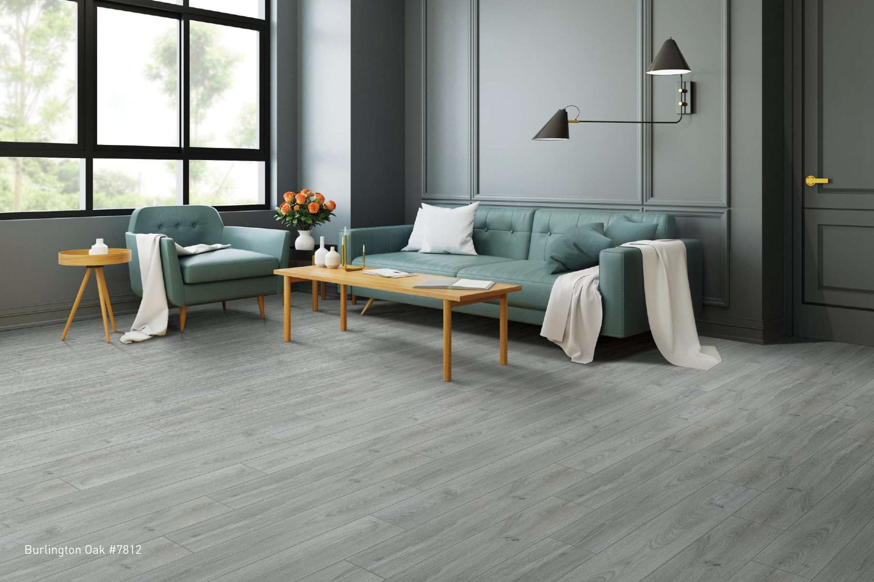 Burlington #7812 Majestic Lamiwood Laminate Wood Flooring