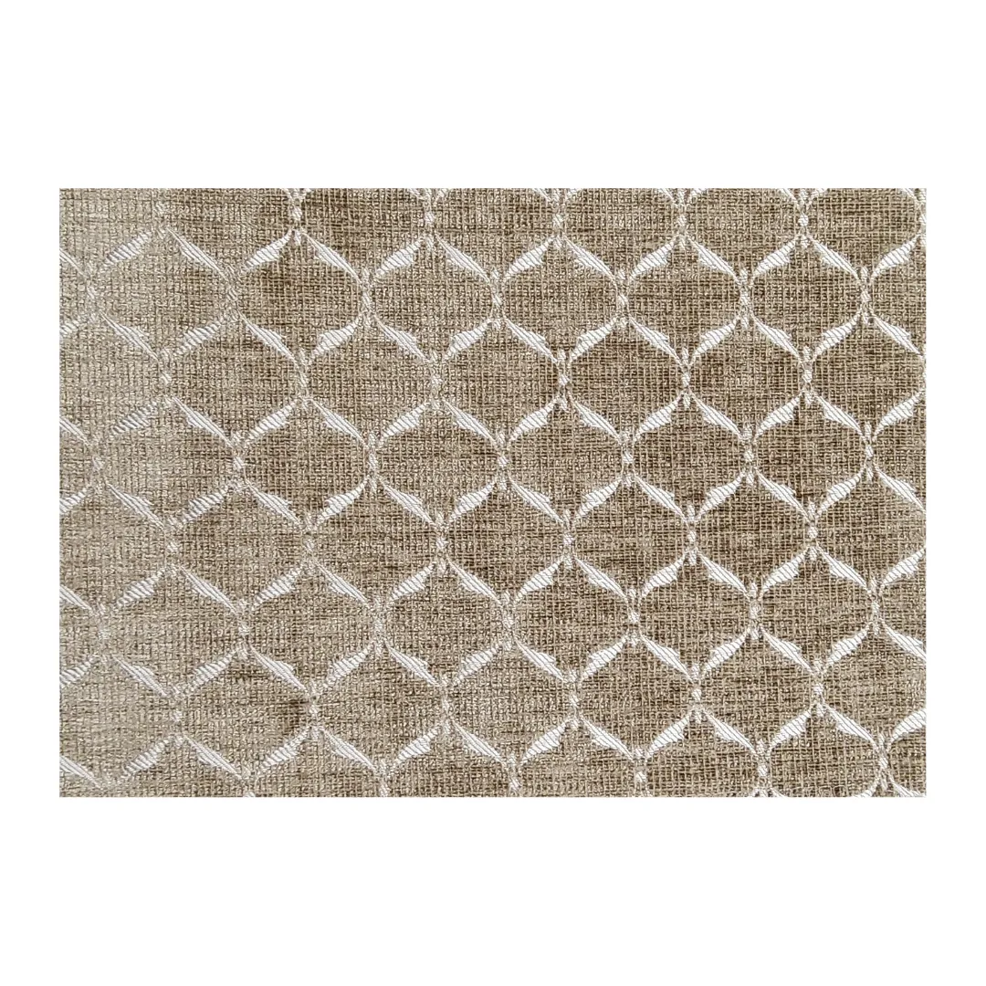 Damask Burnt Sugar Sofa Fabric - 100% Polyester