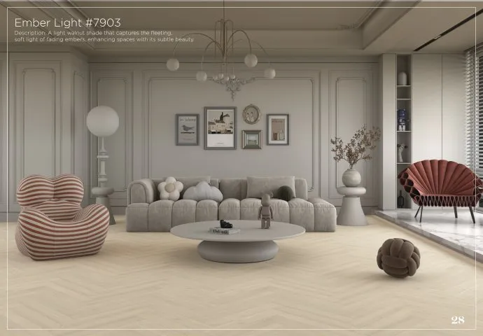 EMBER LIGHT #7903 HB Intrigue 8MM Laminate Wood Flooring