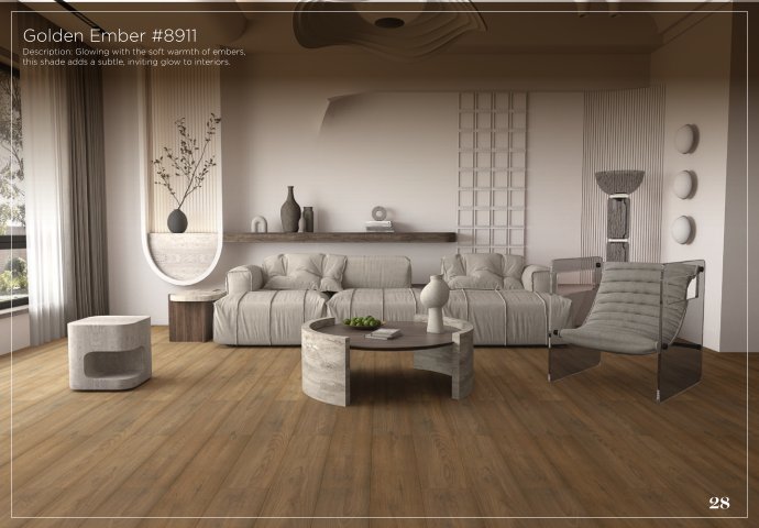 Golden Ember #8911 Lamiwood 8MM Laminate Flooring