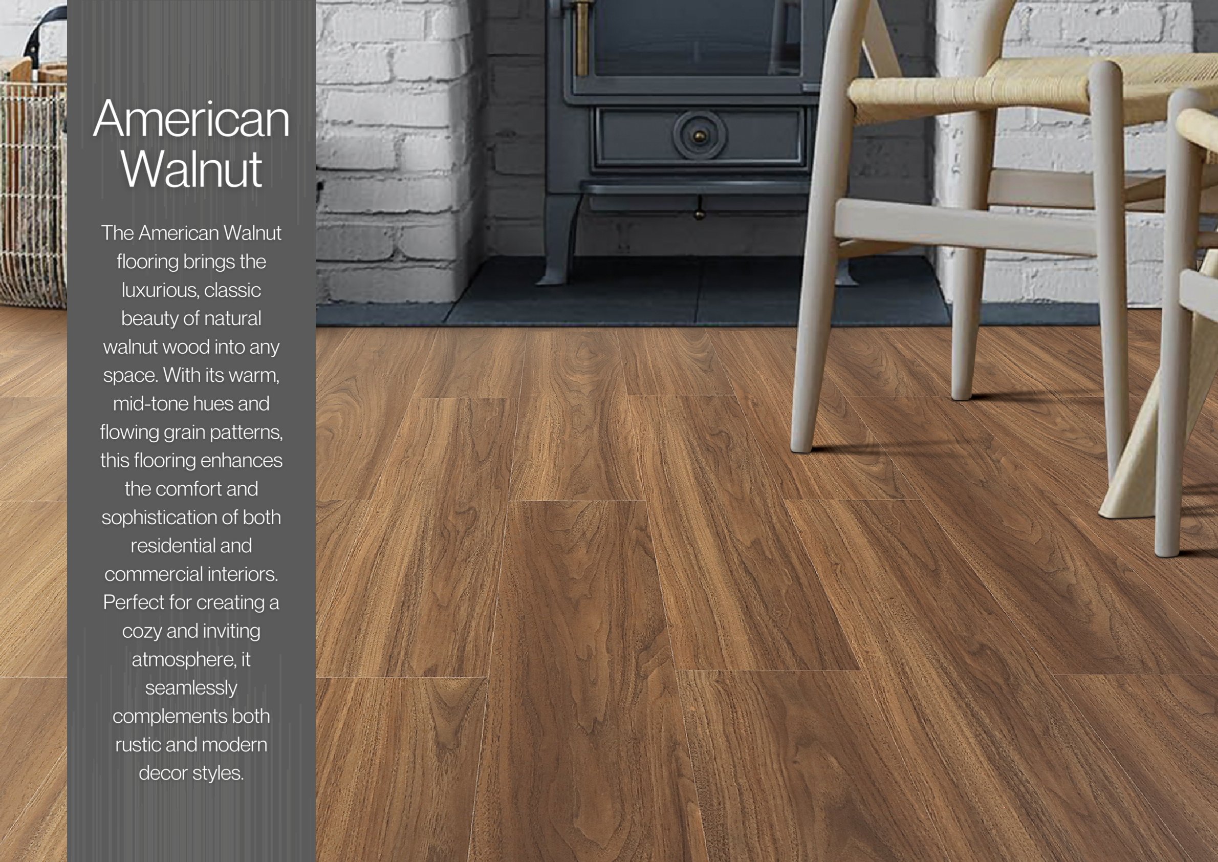 American Walnut Laminate Flooring – Krraft County