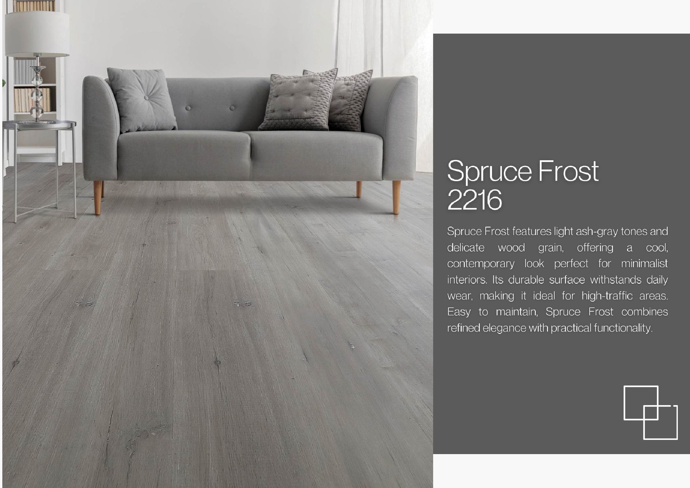 Spruce Frost 2216 - Krraft Vesting Laminate Flooring