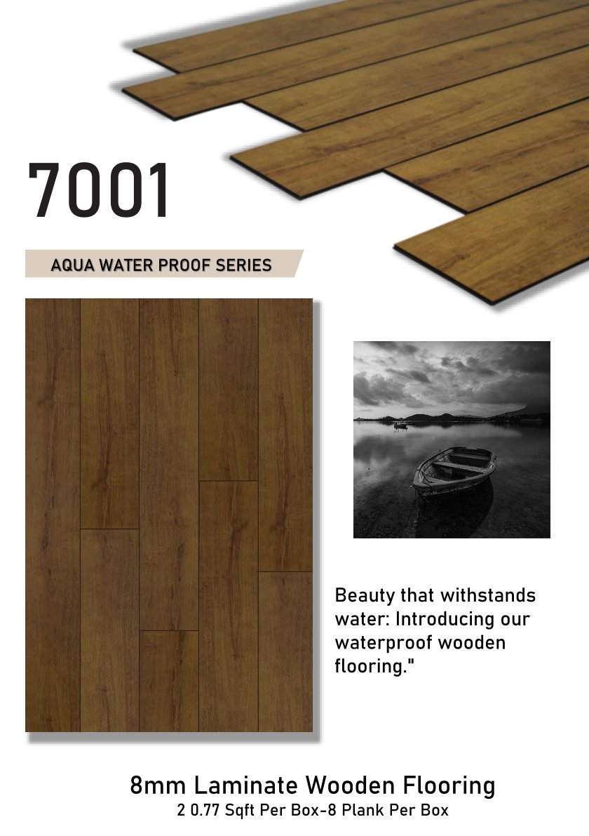 7001 Galgoo Aqua Waterproof Laminate Flooring 8mm