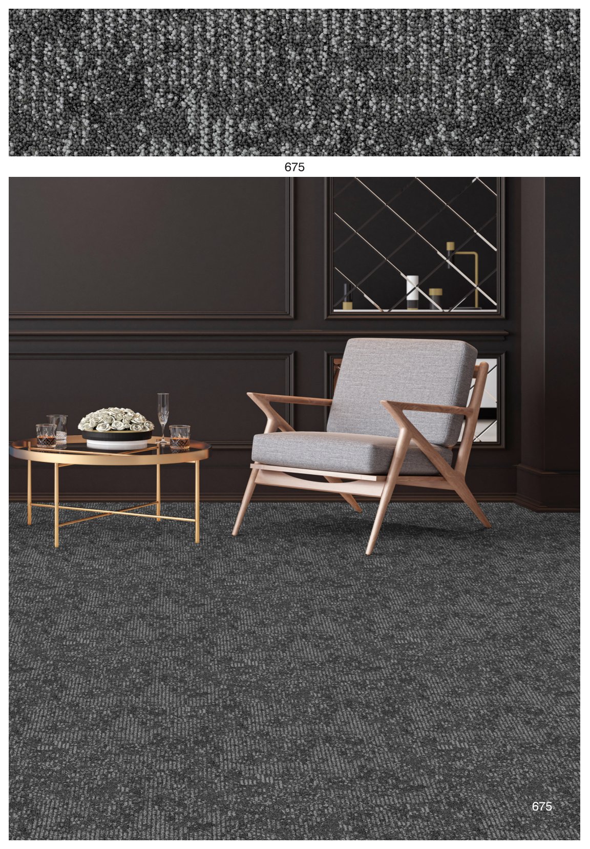 Forest Carpet Tile - 675 | Durable & Stylish Flooring