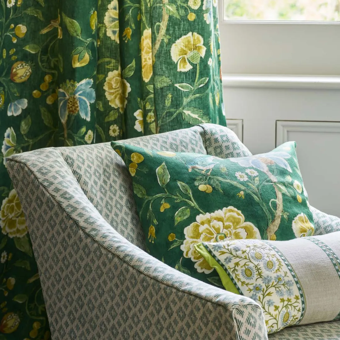Mirabell 02 Pure Cotton Upholstery Fabric - 60
