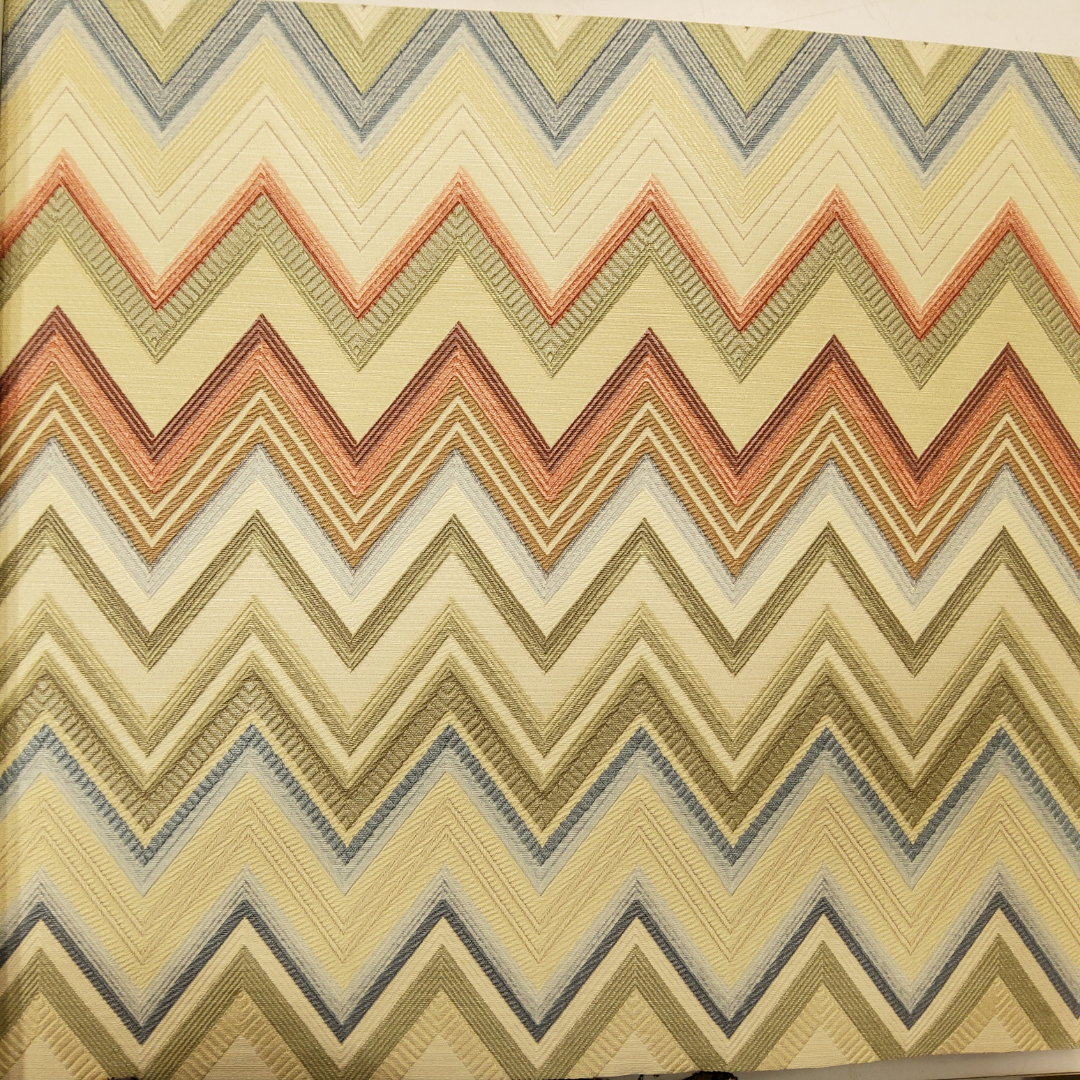 Missoni Home Zig Zag Designer Wallpaper - Bold & Vibrant  Meta Description: