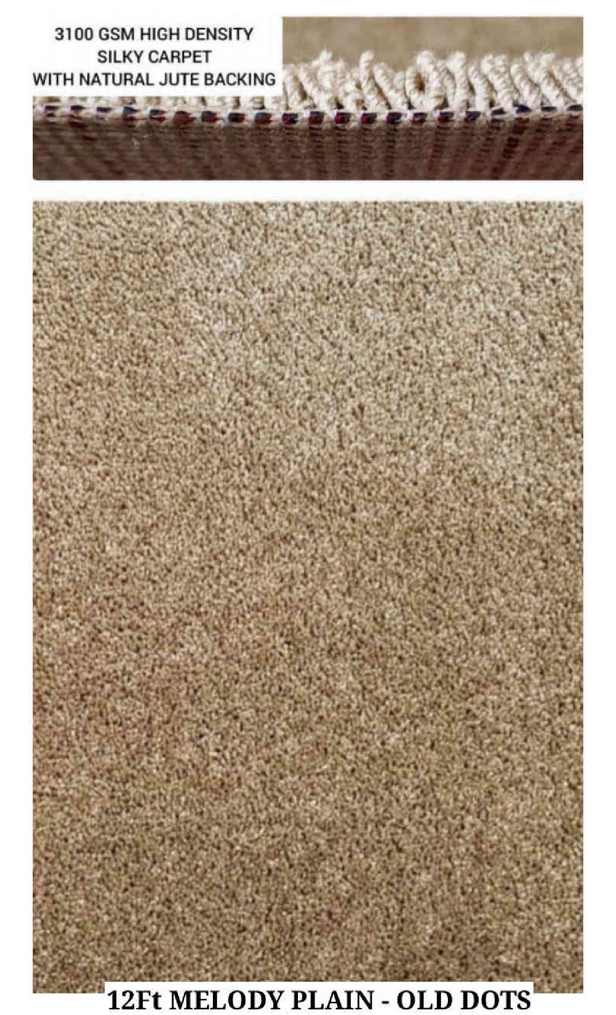 RJM Melody Carpet Roll - Old Dots Design