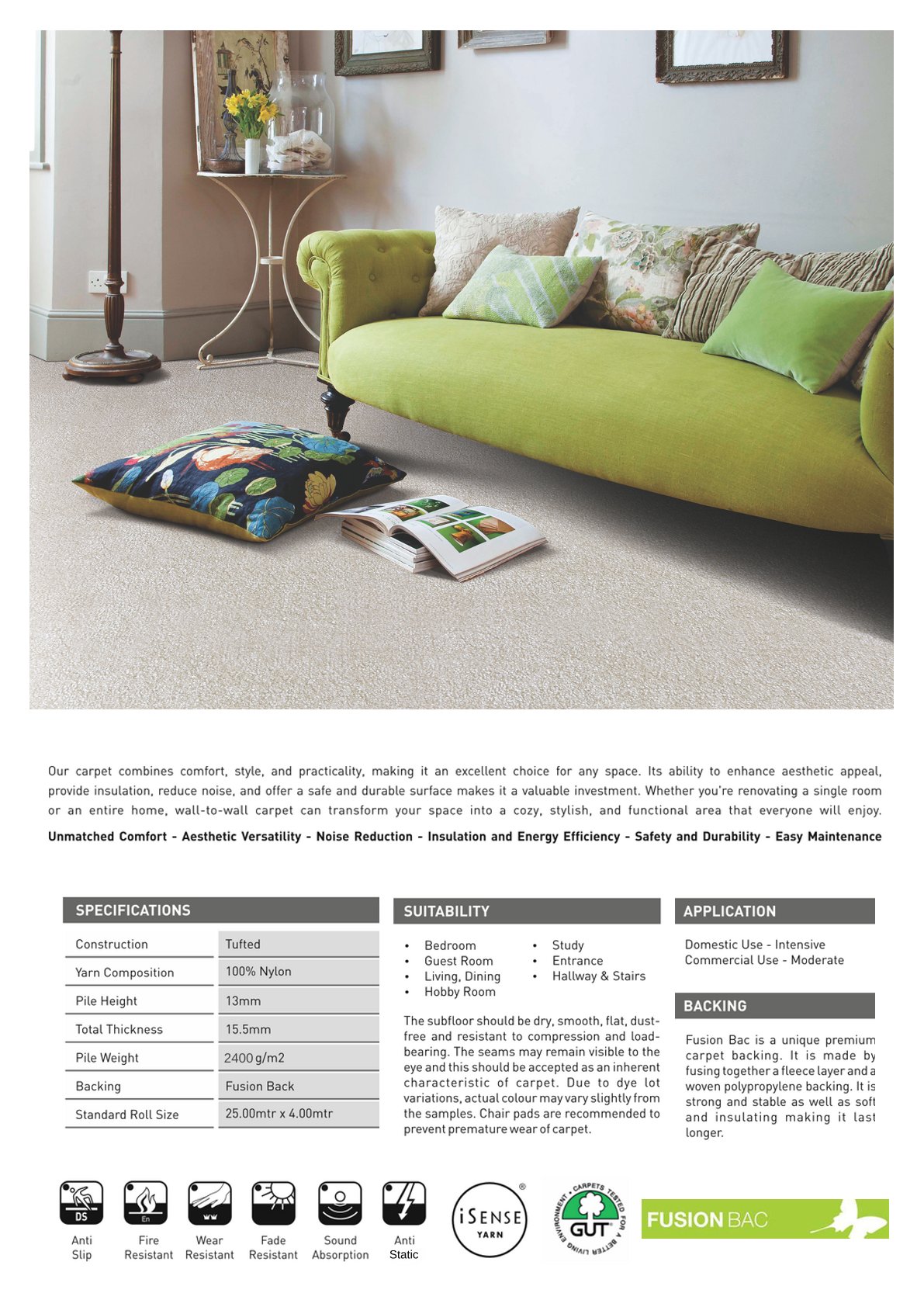 Soft Touch Carpet Roll - Luxurious Comfort & Style