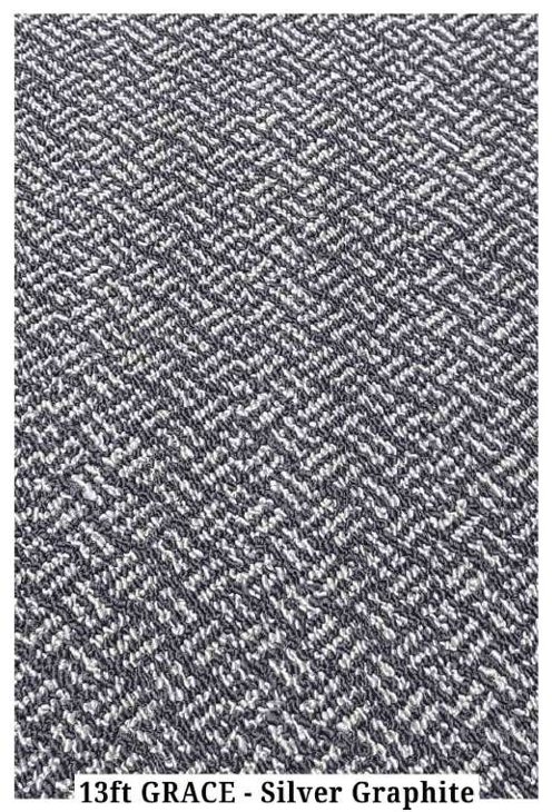 Pro Checkmate N Grace Carpet Tile - 13ft Silver Graphite