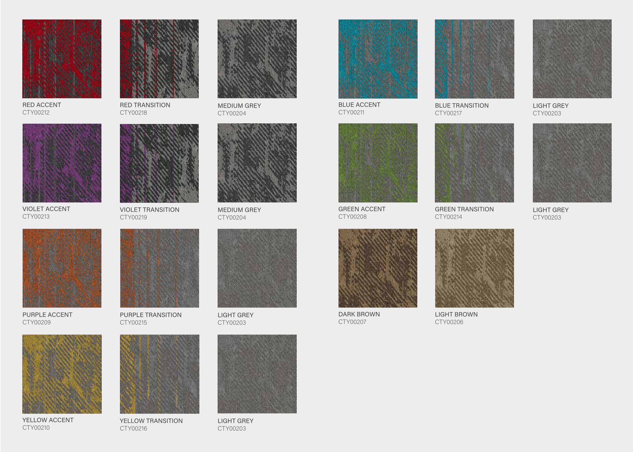 Meander Look Book Carpet Tile - All Color Options