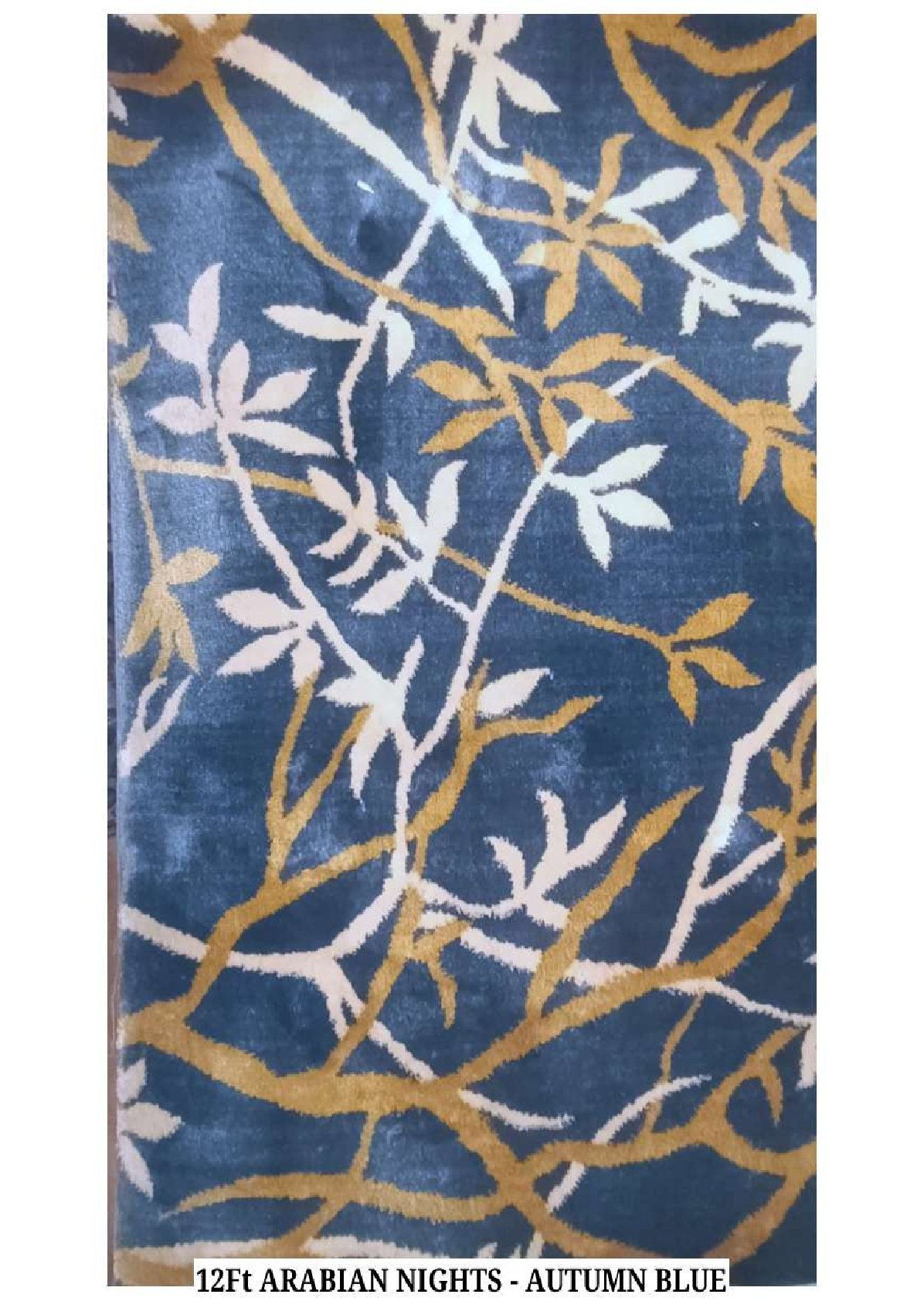 Arabian Nights Finish 12ft Carpet Tile - Autumn Blue